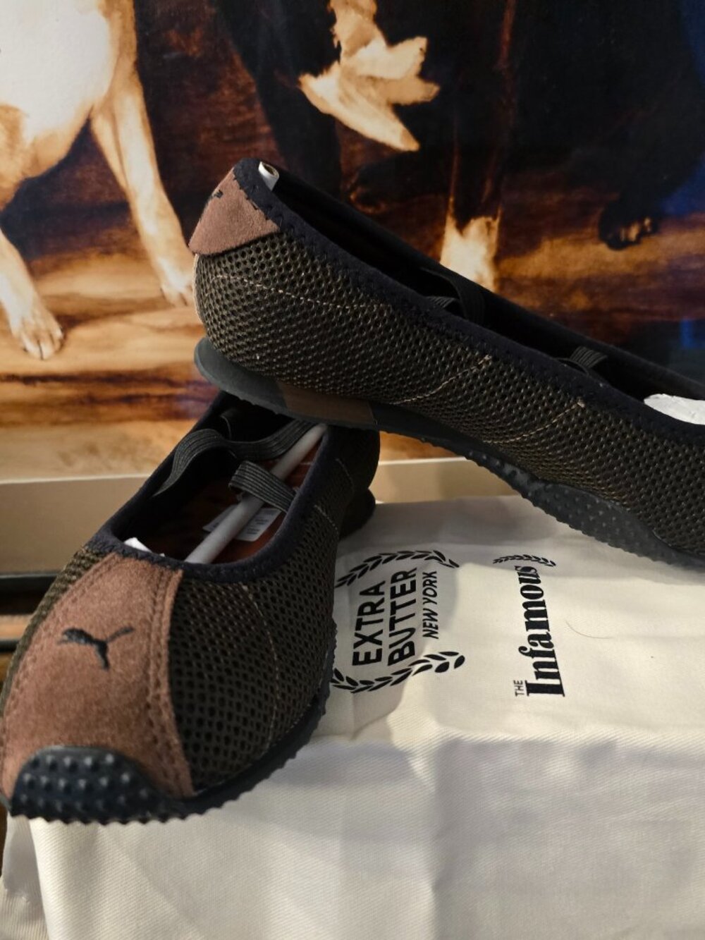 PUMA x Extra Butter x The Infamous Bar Womens H-Street Ballet Espresso Sz 7 NEW
